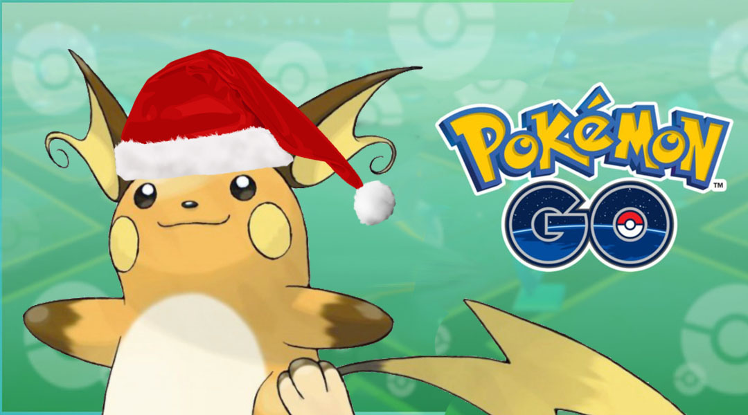 Read more about the article Pokémon Go: Apanhe também um Raichu com o chapéu de Natal